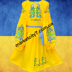 Вишиті плаття для дівчаток...